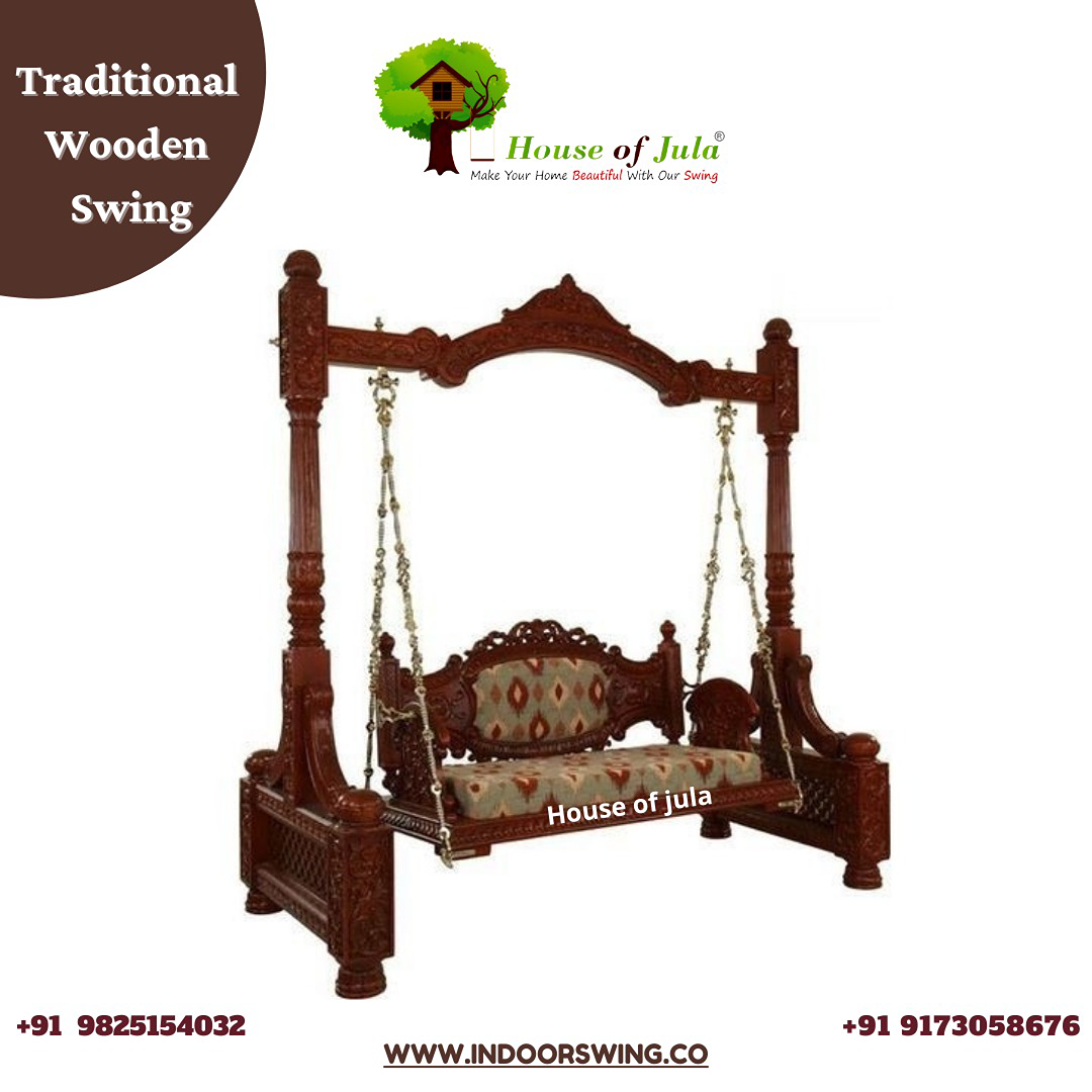 WOODEN SWING SET FOR HOME